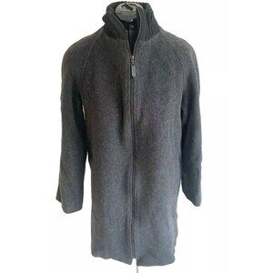 Chadwick's Classics Women's Wool Coat Knee Length, Size S, Gray / Black